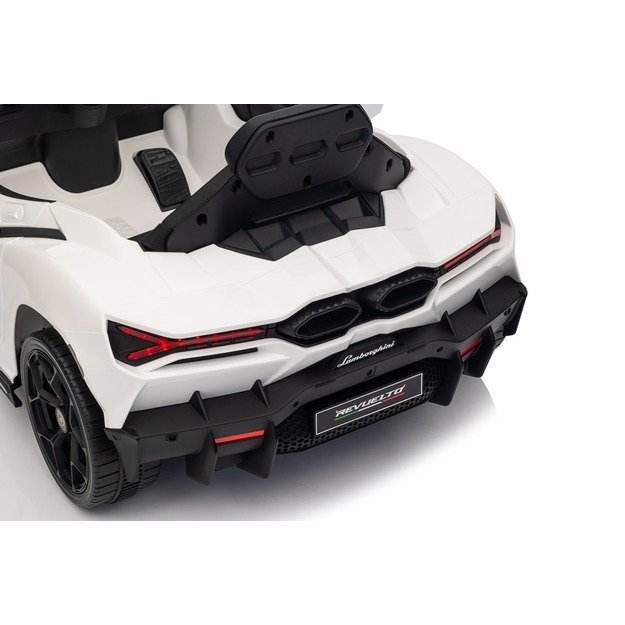 Vienvietis elektromobilis vaikams Lamborghini Revuelto, baltas