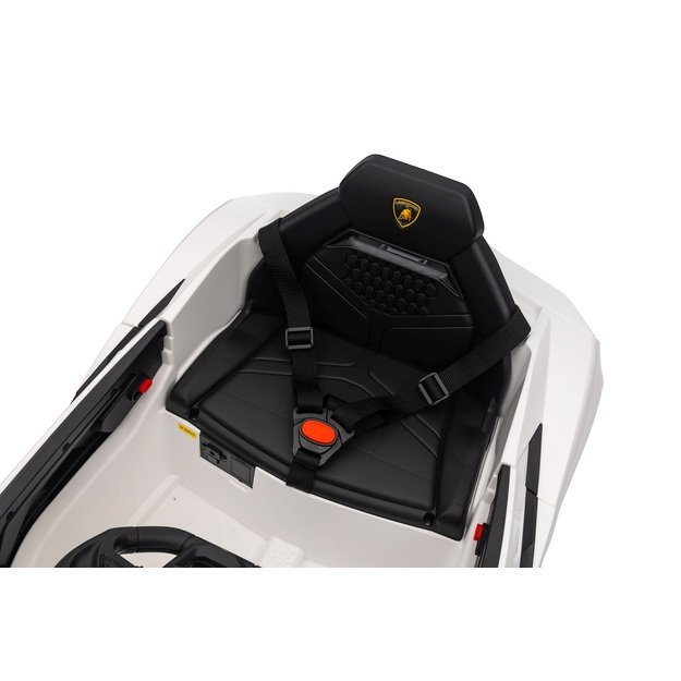 Vienvietis elektromobilis vaikams Lamborghini Revuelto, baltas