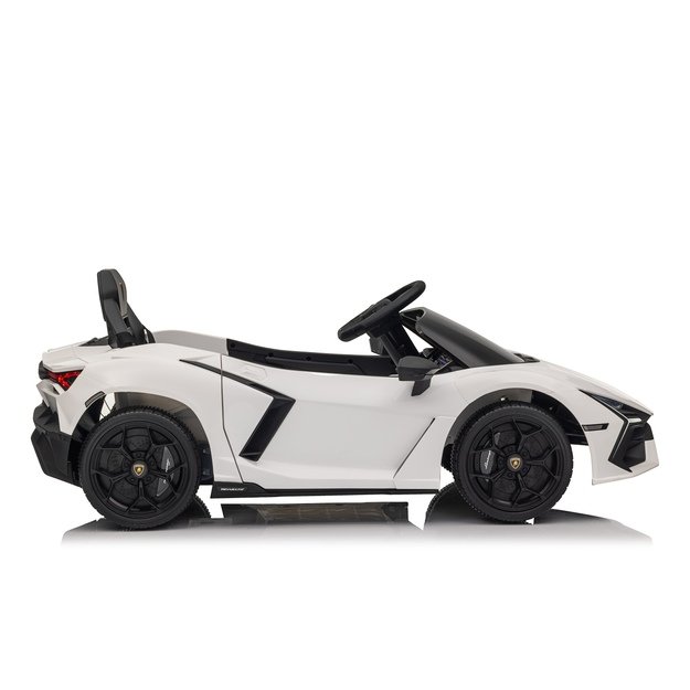Vienvietis elektromobilis vaikams Lamborghini Revuelto, baltas