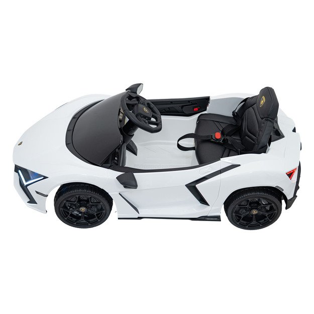 Vienvietis elektromobilis vaikams Lamborghini Revuelto, baltas