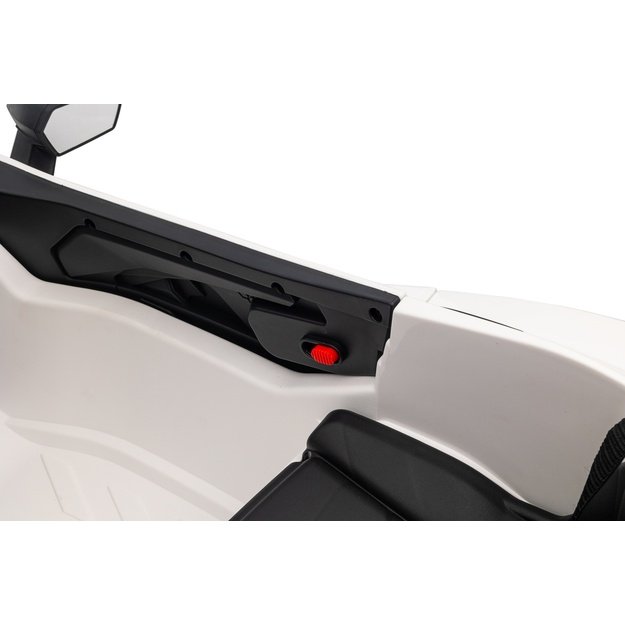 Vienvietis elektromobilis vaikams Lamborghini Revuelto, baltas