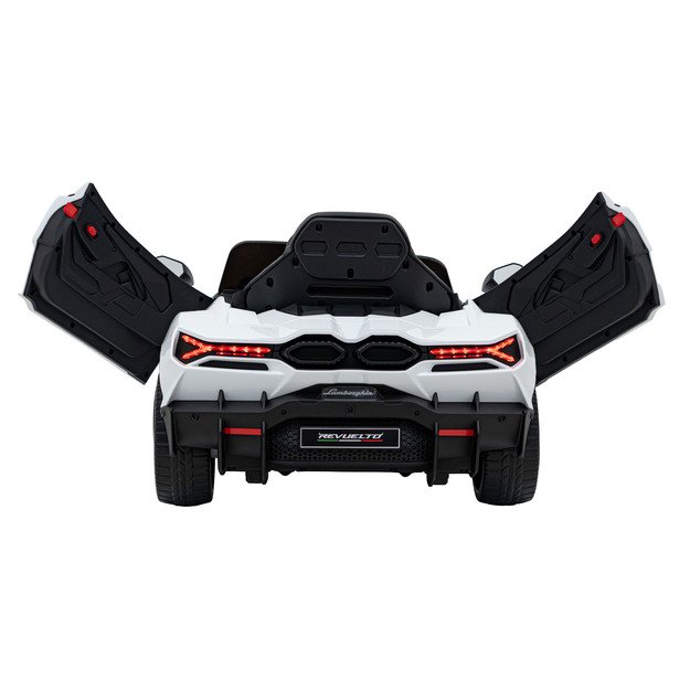 Vienvietis elektromobilis vaikams Lamborghini Revuelto, baltas