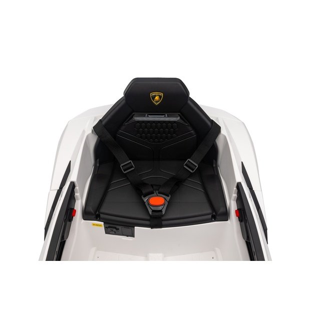 Vienvietis elektromobilis vaikams Lamborghini Revuelto, baltas