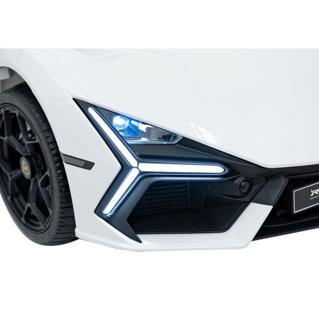 Vienvietis elektromobilis vaikams Lamborghini Revuelto, baltas