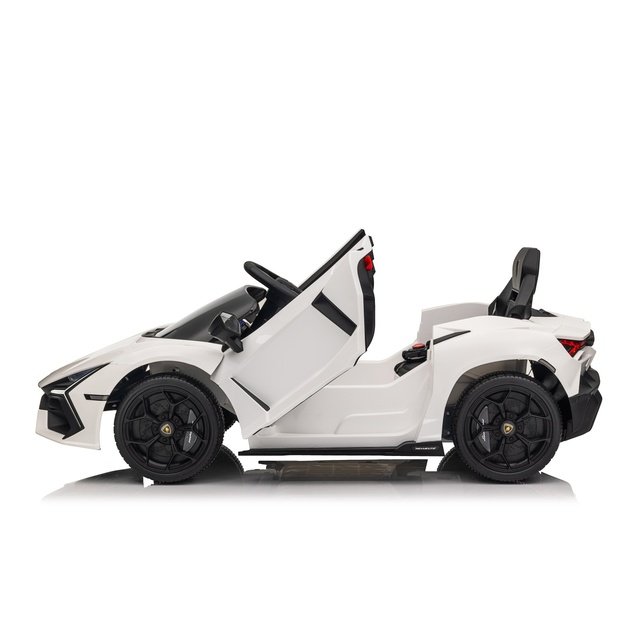 Vienvietis elektromobilis vaikams Lamborghini Revuelto, baltas