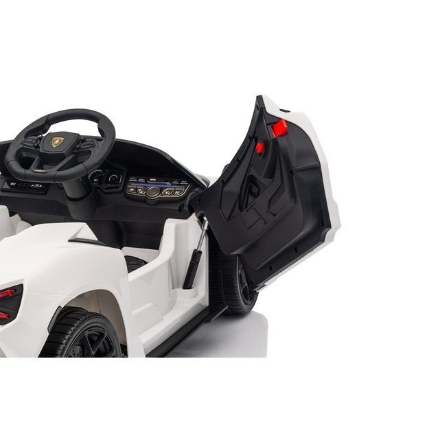 Vienvietis elektromobilis vaikams Lamborghini Revuelto, baltas