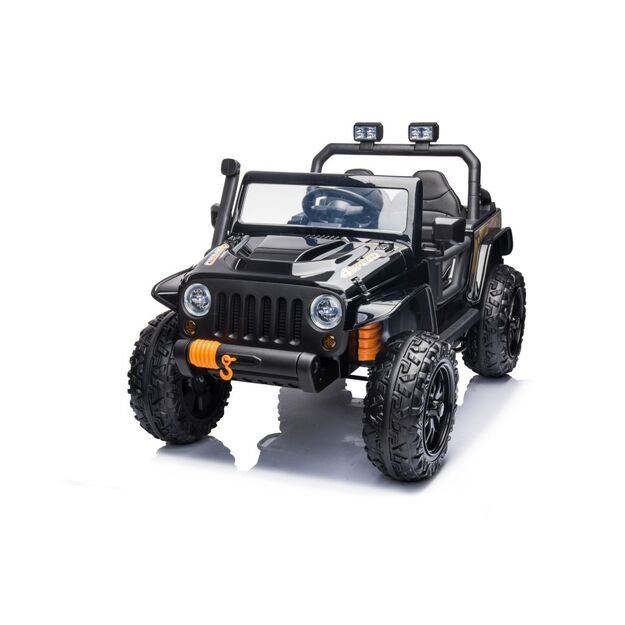 Vienvietis elektromobilis vaikams Jeep Extreme iki 100 kg XB-1118, juodas