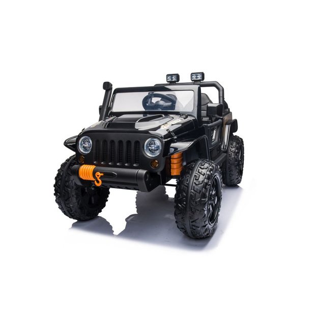 Vienvietis elektromobilis vaikams Jeep Extreme iki 100 kg XB-1118, juodas