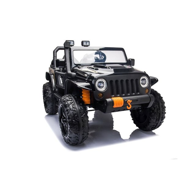 Vienvietis elektromobilis vaikams Jeep Extreme iki 100 kg XB-1118, juodas