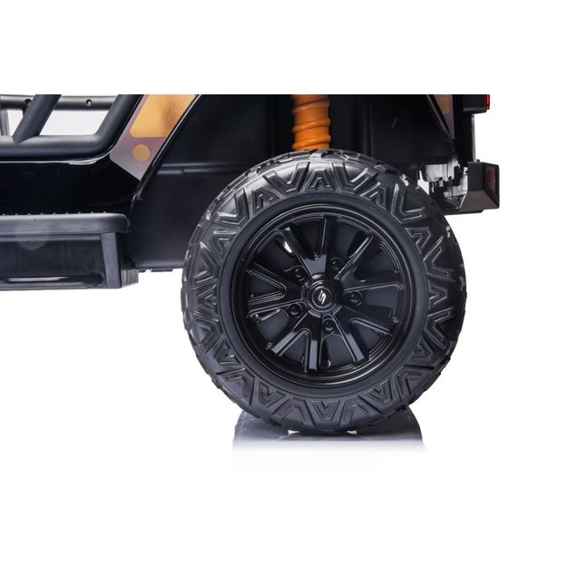 Vienvietis elektromobilis vaikams Jeep Extreme iki 100 kg XB-1118, juodas