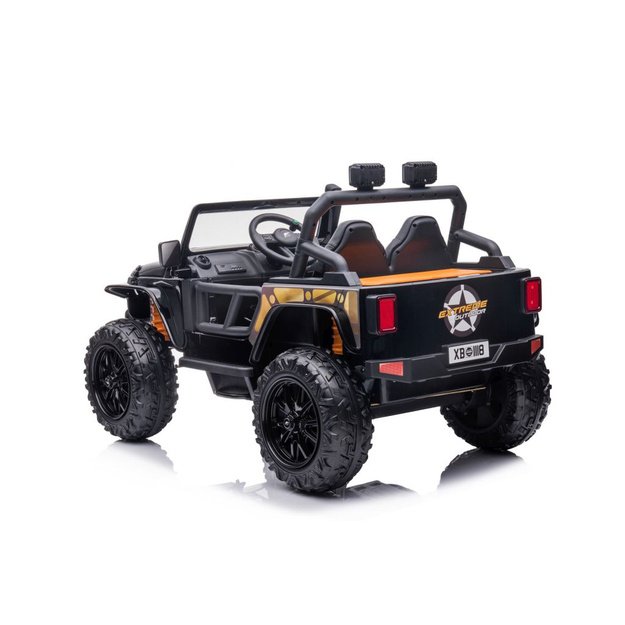 Vienvietis elektromobilis vaikams Jeep Extreme iki 100 kg XB-1118, juodas