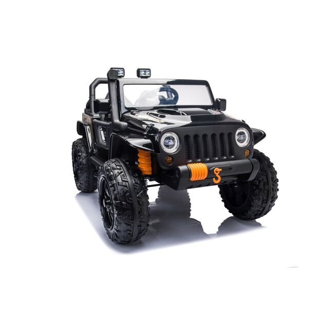 Vienvietis elektromobilis vaikams Jeep Extreme iki 100 kg XB-1118, juodas