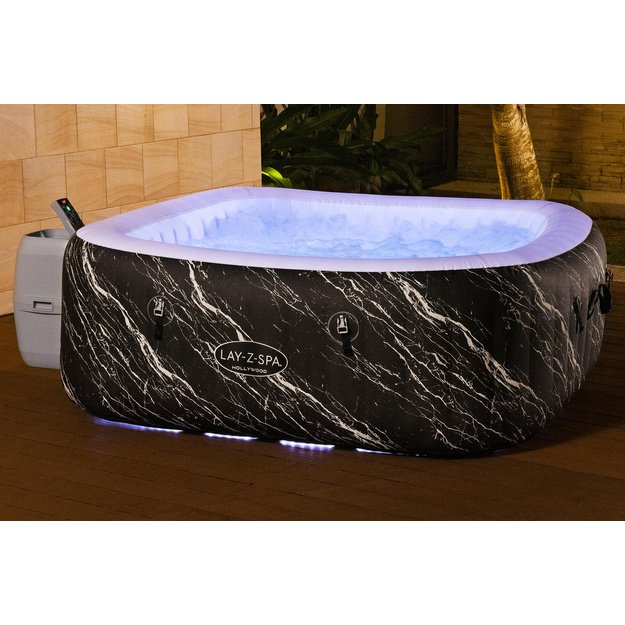 Pripučiama sūkurinė vonia su priedais 4-6 asmenims 180x66cm, Bestway 6001F 8