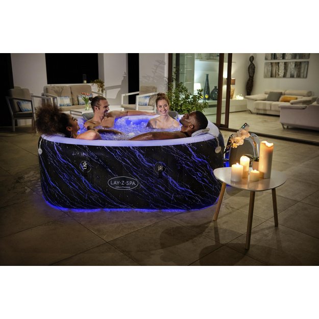 Pripučiama sūkurinė vonia su priedais 4-6 asmenims 180x66cm, Bestway 6001F 14