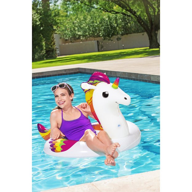 Pripučiamas vienaragio formos plaukimo ratas 119x91cm, Bestway 36159 5