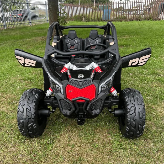 Dvivietis elektromobilis bagis Maverick Turbo RR, juodas 