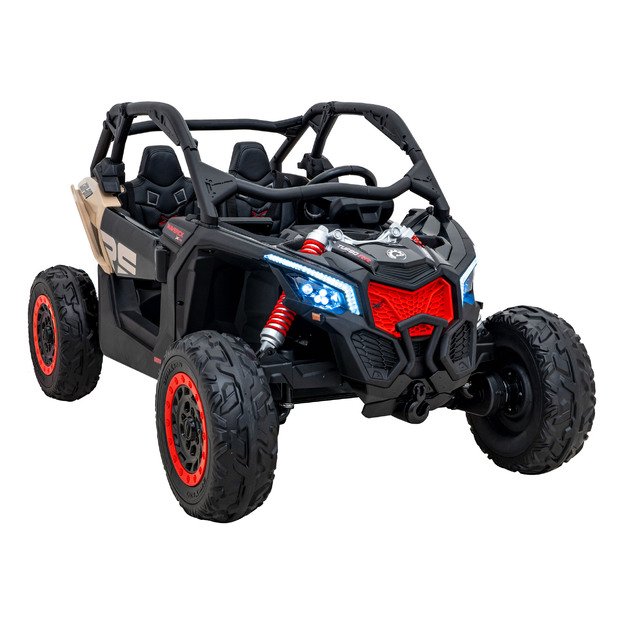 Dvivietis elektromobilis bagis Maverick Turbo RR, juodas 