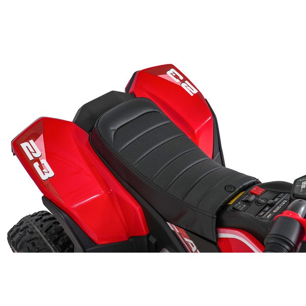 Vienvietis elektrinis keturratis vaikams Quad Fast Wheel, raudonas