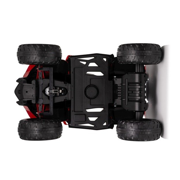 Vienvietis elektrinis keturratis vaikams Quad Fast Wheel, raudonas