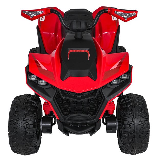 Vienvietis elektrinis keturratis vaikams Quad Fast Wheel, raudonas