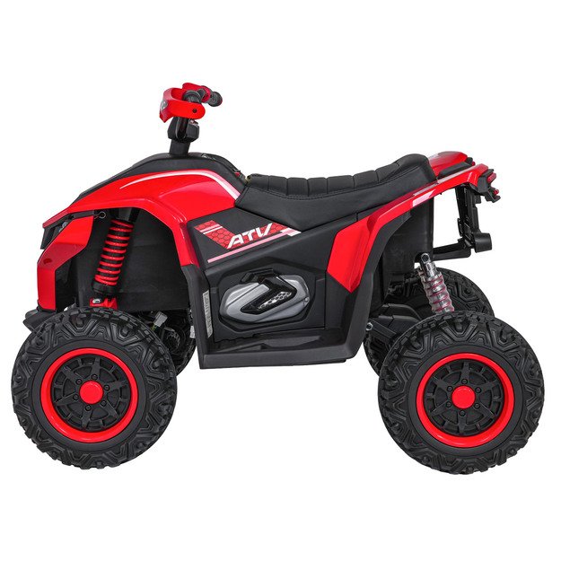 Vienvietis elektrinis keturratis vaikams Quad Fast Wheel, raudonas
