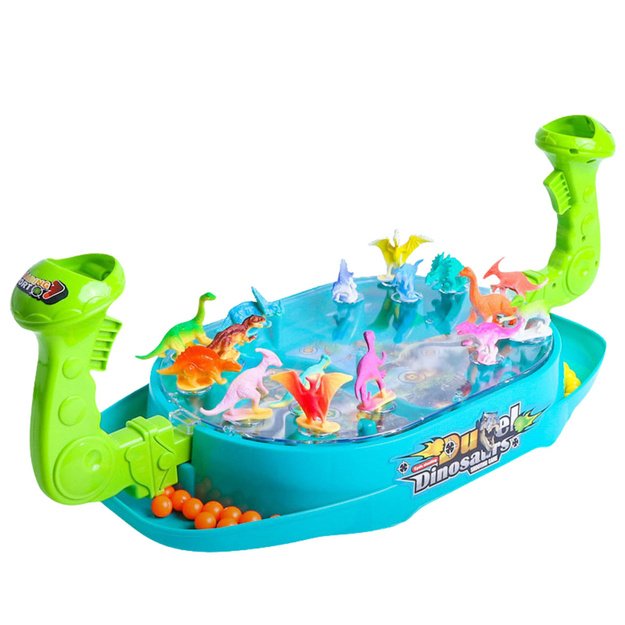 Arkadinis stalo žaidimas vaikams „Dinozaurų kova“ 1