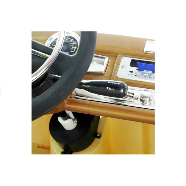 Vienvietis elektromobilis vaikams Mercedes 300S LS-618, juodas lakuotas