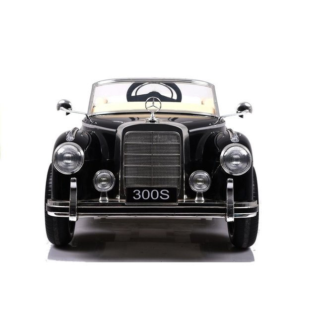 Vienvietis elektromobilis vaikams Mercedes 300S LS-618, juodas lakuotas