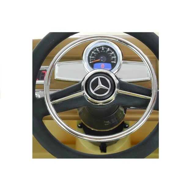 Vienvietis elektromobilis vaikams Mercedes 300S LS-618, juodas lakuotas