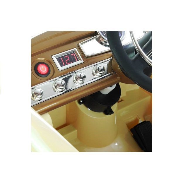 Vienvietis elektromobilis vaikams Mercedes 300S LS-618, juodas lakuotas