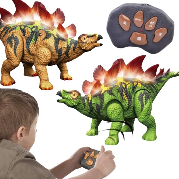 Nuotoliniu būdu valdomas dinozauras “Stegosaurus”, WOOPIE 9
