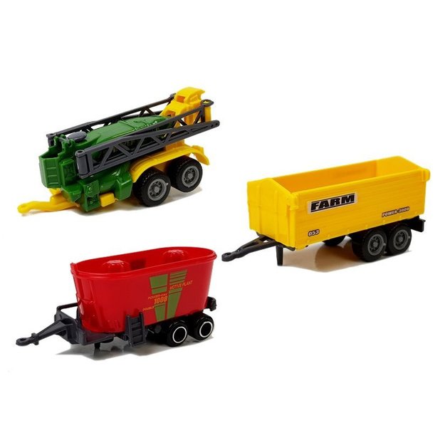 Žemės ūkio transporto priemonių rinkinys su gyvūnais 2