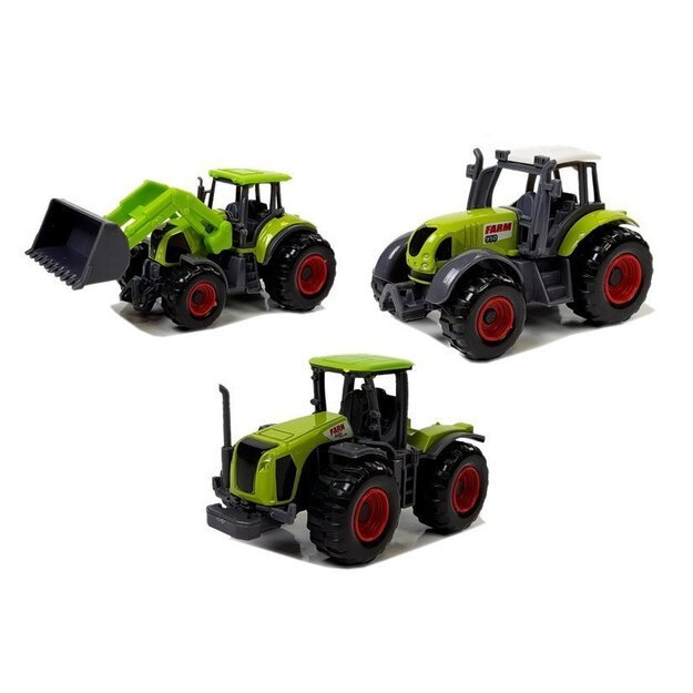 Žemės ūkio transporto priemonių rinkinys su gyvūnais 6