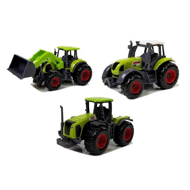 Žemės ūkio transporto priemonių rinkinys su gyvūnais 1