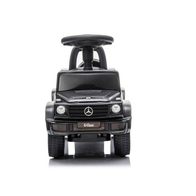 Paspiriamas vaikiškas automobilis Mercedes 652, juodas