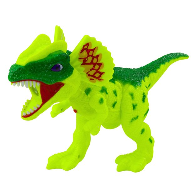 Dinozaurų piešimo projektorius vaikams 2in1, geltonas 1