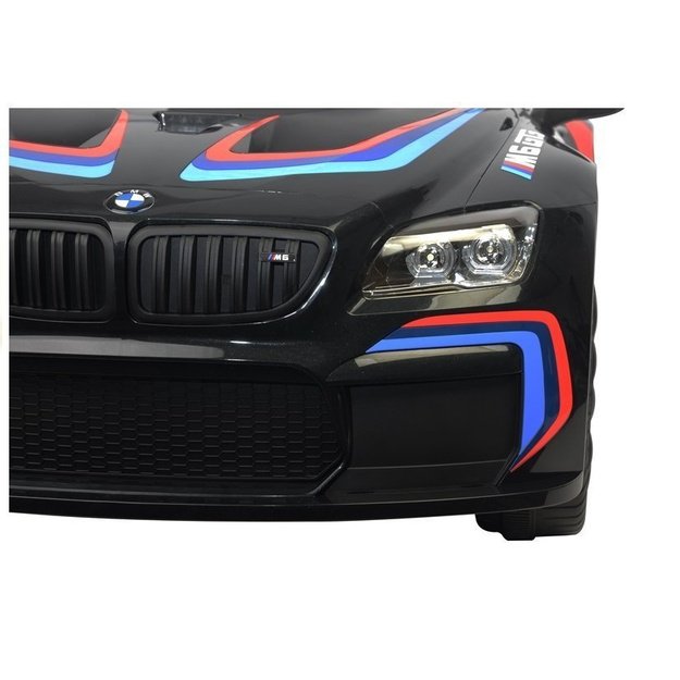 Vienvietis vaikiškas elektromobilis BMW M6 GT3 Juodas