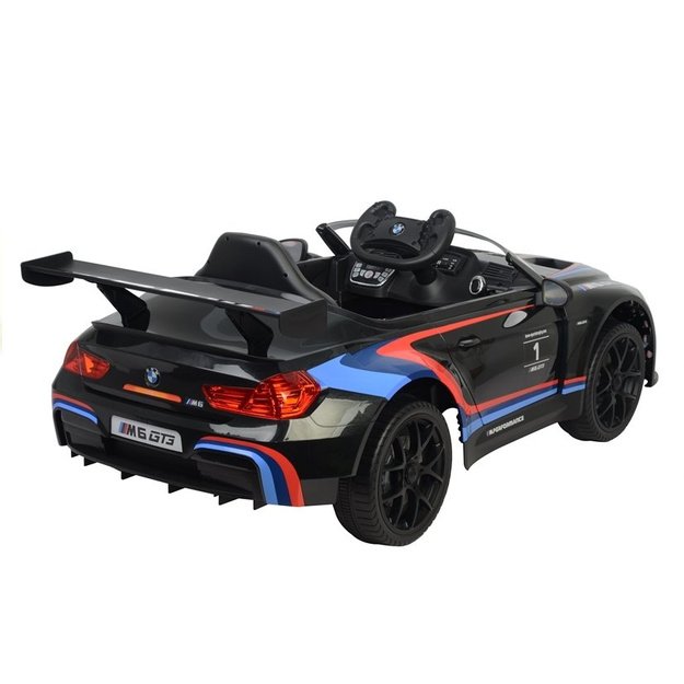Vienvietis vaikiškas elektromobilis BMW M6 GT3 Juodas