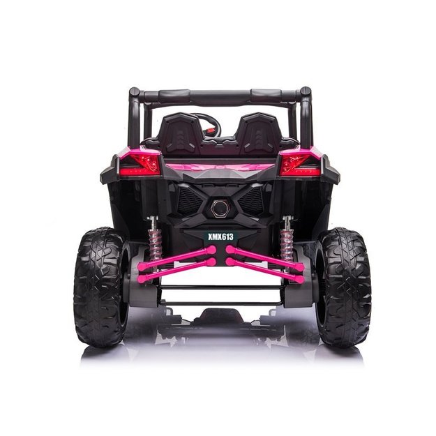 Dvivietis elektromobilis bagis UTV-MX, 24V, rožinis