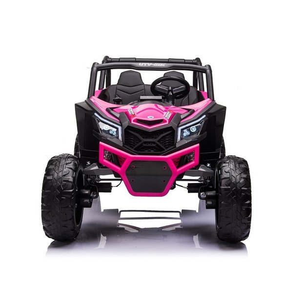 Dvivietis elektromobilis bagis UTV-MX, 24V, rožinis