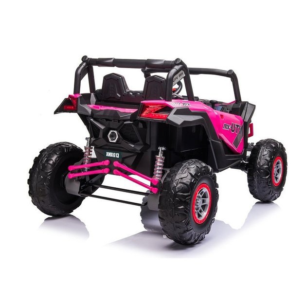 Dvivietis elektromobilis bagis UTV-MX, 24V, rožinis