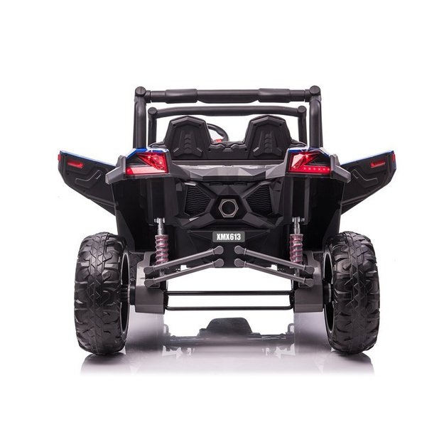 Galingas dvivietis vaikiškas elektrinis bagis UTV-MX Mėlynas Spider ir MP4