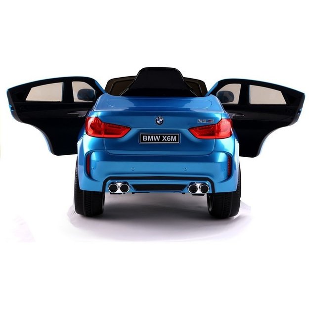 Elektromobilis vaikams BMW X6, mėlynas lakuotas