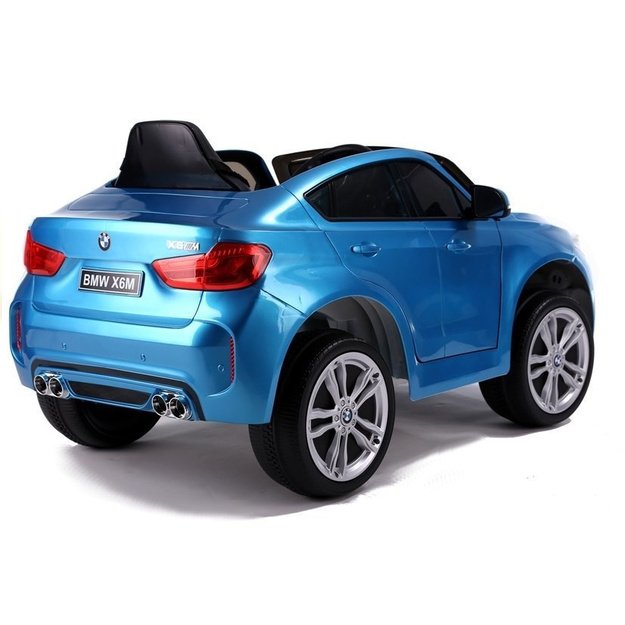 Elektromobilis vaikams BMW X6, mėlynas lakuotas