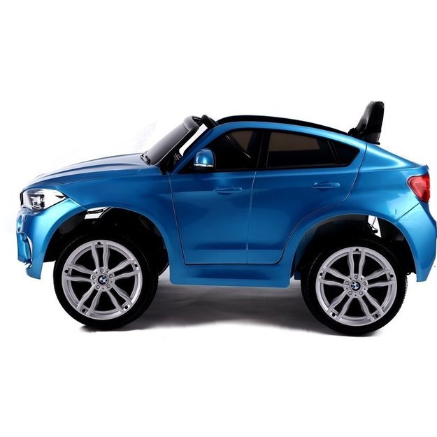 Elektromobilis vaikams BMW X6, mėlynas lakuotas