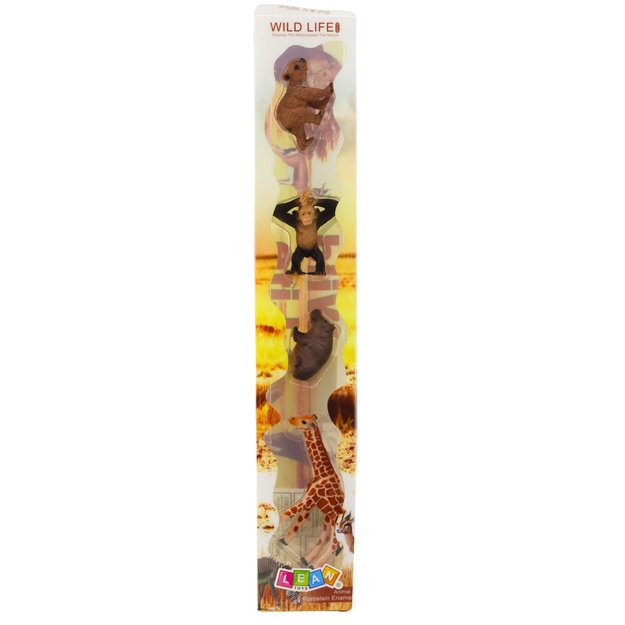 Mini laukinių gyvūnų figūrėlių rinkinys 6–9 cm 4 vnt. 5