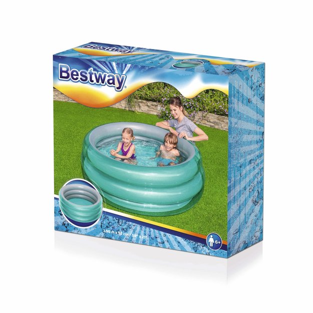 Pripučiamas vaikiškas baseinas 150 cm x 53 cm, Bestway 51041