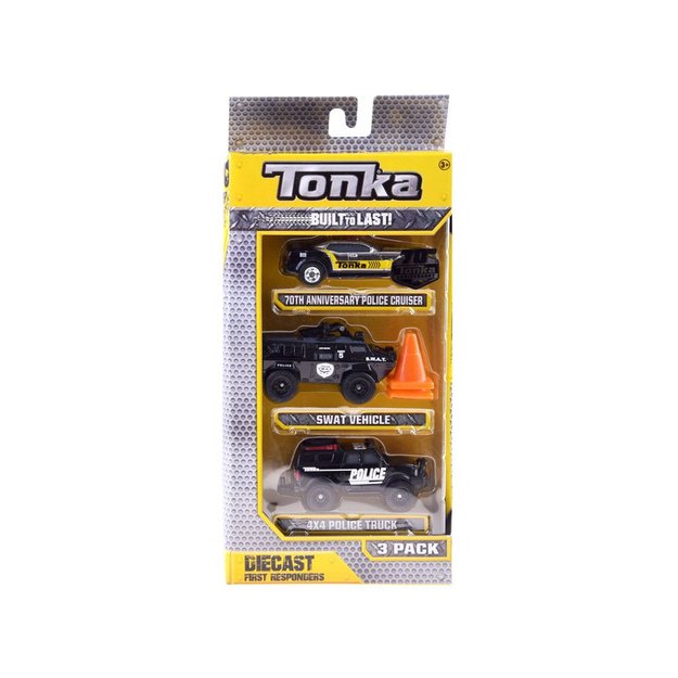 Policijos transporto priemonių rinkinys Hasbro Tonka