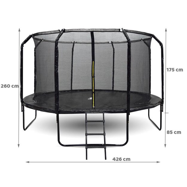 Sodo batutas su kopėčiomis 426 cm, SkyFlyer
