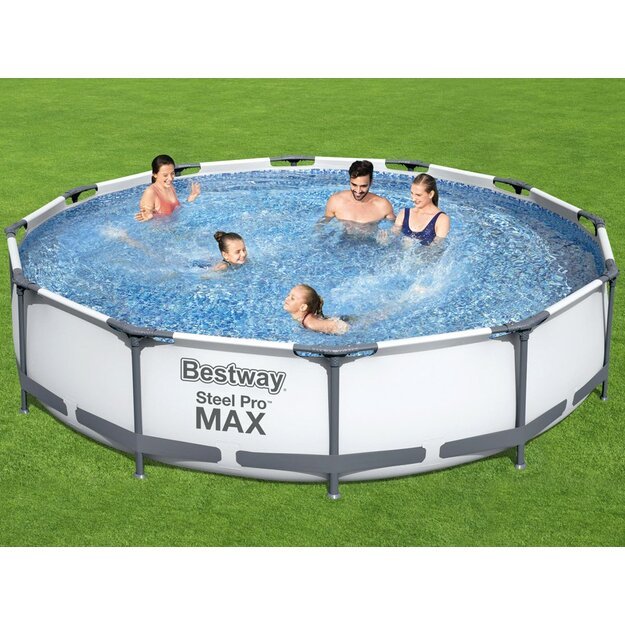 Karkasinis baseinas Bestway Steel Pro Max 366x76 cm, 8in1 56416